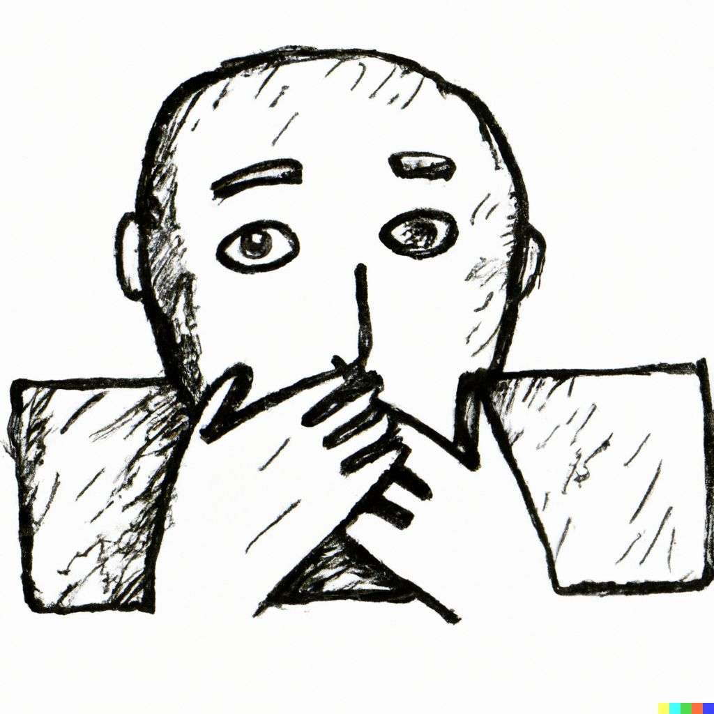 a representation of anxiety, doodle